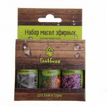 Набор масел эфирных Б704 (кедр, чабрец, эвкалипт) 3*17мл. Е
