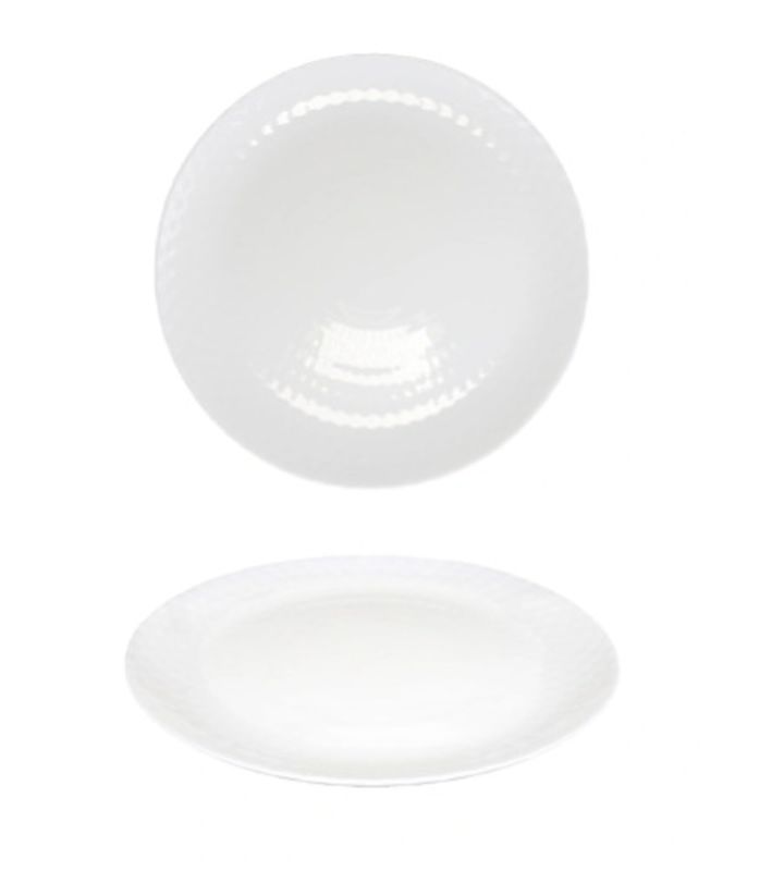 Тарелка обеденная ZSP100 "Даймонд"d=25см, (36шт/кор.)