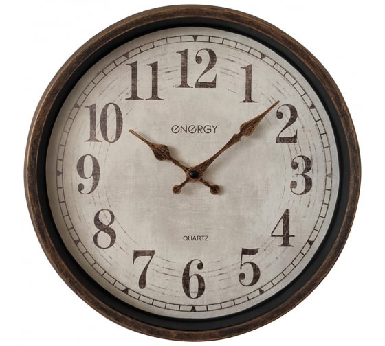 Часы настенные кварцевые ENERGY EC-155 d28см. 102244