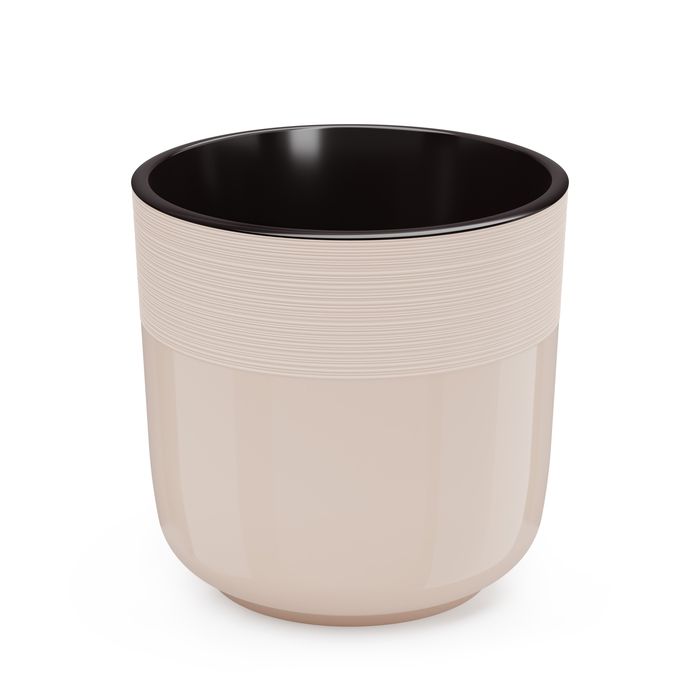 Горшок д/цв. "Линель"  2,7л. двойной М8699 (бежевый)