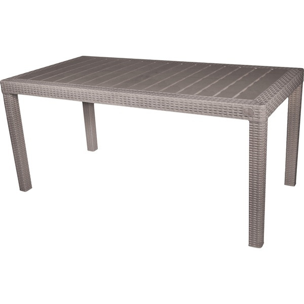 Стол RATTAN (1532*789*701мм) ПЦ6184ФП (Французский платан)