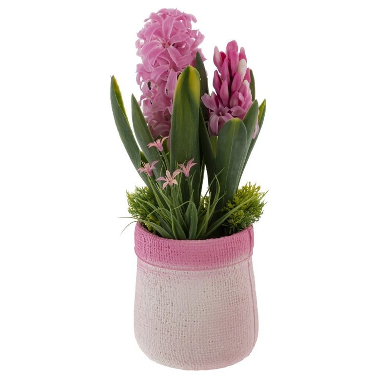 Цветок искусственный 816429 "Гиацинт" в горшке h=27см (Р)