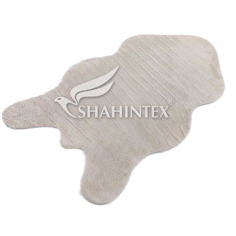 Коврик меховой SHAHINTEX 67*130см. жемчужный 862924 Ш