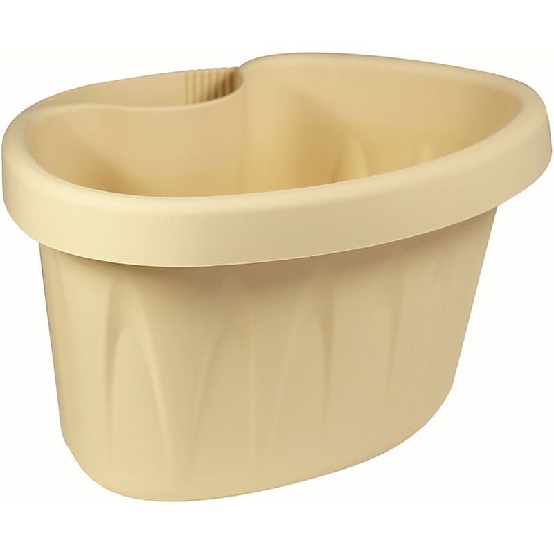 Кашпо АЛИЦИЯ  3,5л. на водосточную трубу КН3114БГ (белая глина)