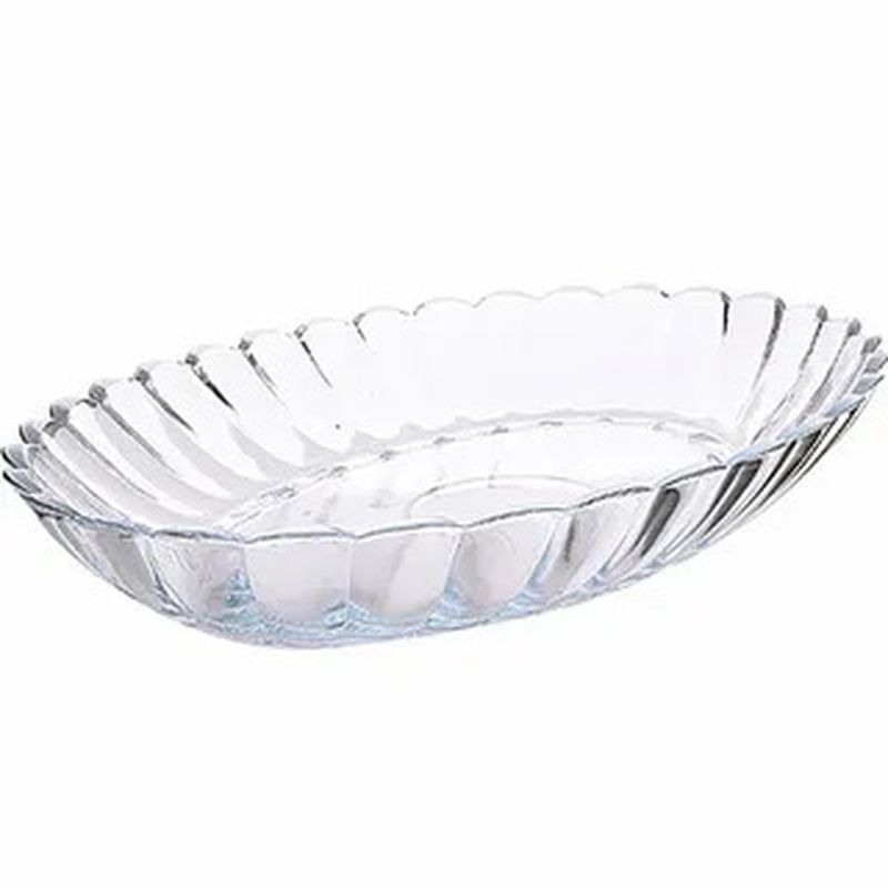 Блюдо 822-1 Sarina 25*19*3.5см. (стекло) СКС