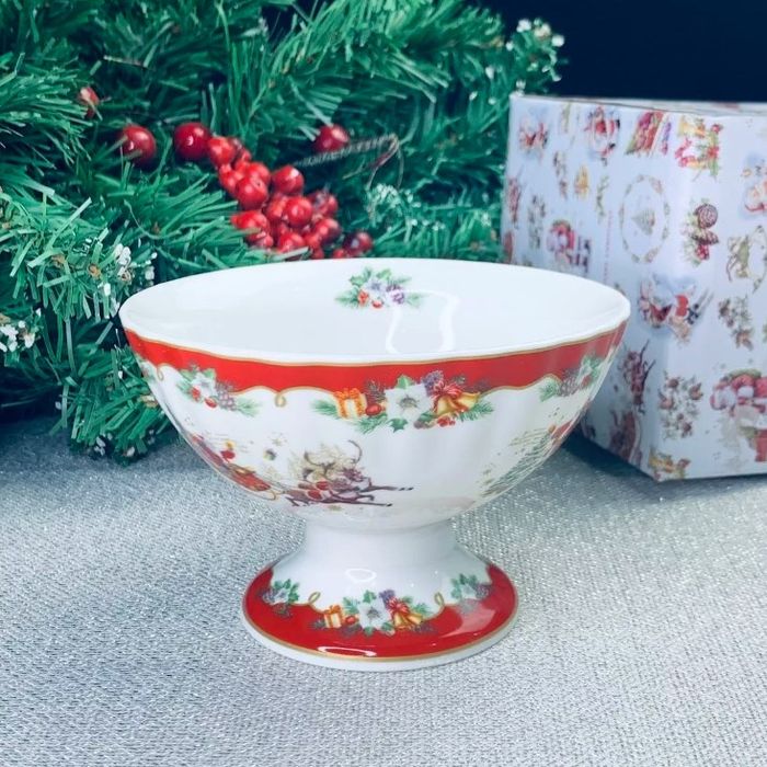 Креманка 205-297 "Новый год" 12*9см. (подар. уп.) Креманка 205-297 "Новый год" 12*9см. (подар. уп.)
