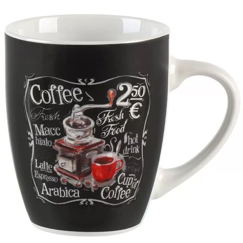 Кружка Бочка с ложкой "Яркий вкус" R03H/1216 001529 340мл. (КС)