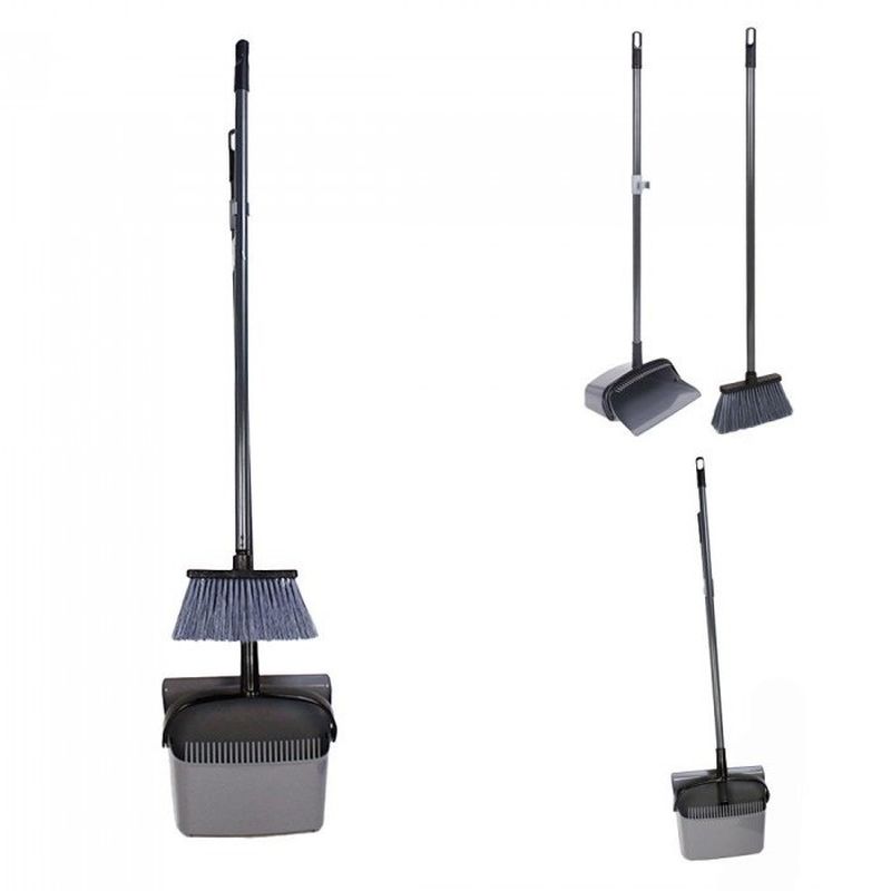 Щетка д/пола+совок складной "Лень" SPB023 .