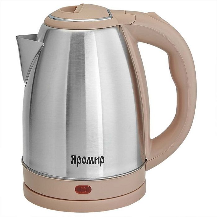 Чайник эл. ЯРОМИР ЯР-1063 1,5кВт. 1,8л. нерж., диск