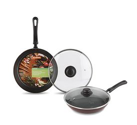 Сковорода К-У а/пр. С-651/СЭ-026 d200мм. ст/крышк. EXPERT