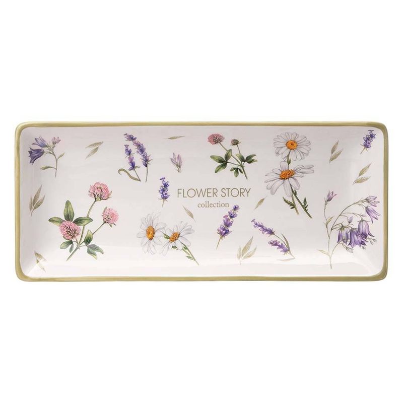 Блюдо 358-2167 "Flower Story" (28*12*3см) ВД