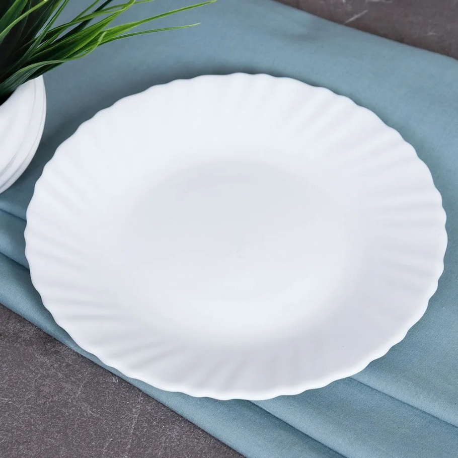 Тарелка десертная OLHP-75 б/деколи d=19см, (36шт./кор.)