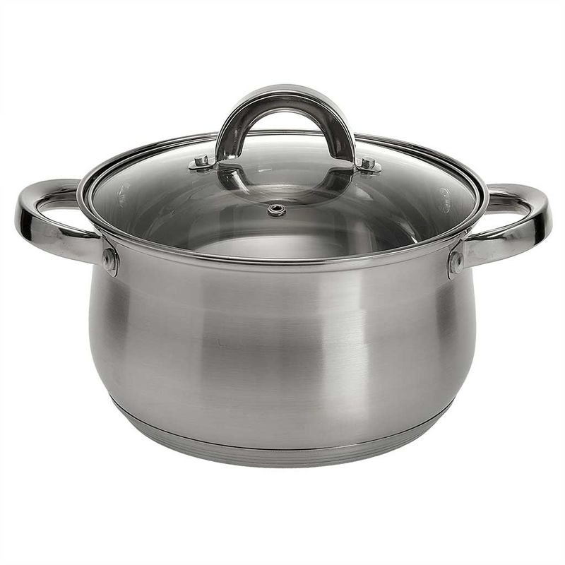 Кастрюля Webber BE-145/2 4,0л. стекл.крышк.