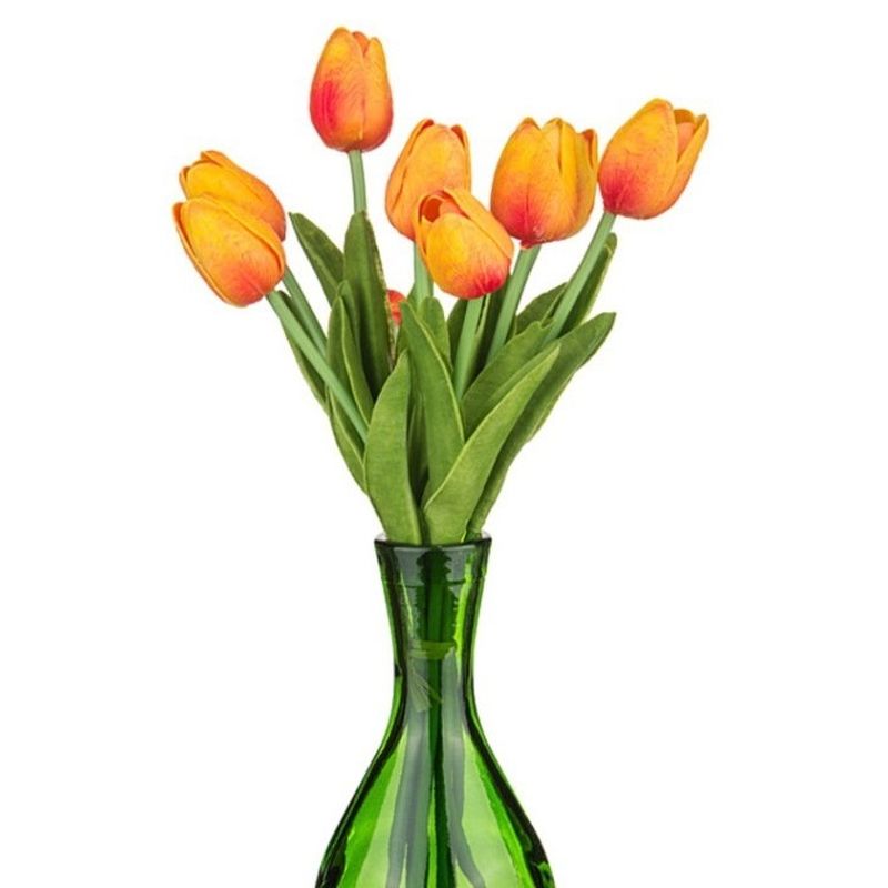 Комплект цветов искусственных 23-244 "Тюльпан" (9шт. h=33см.) ВД