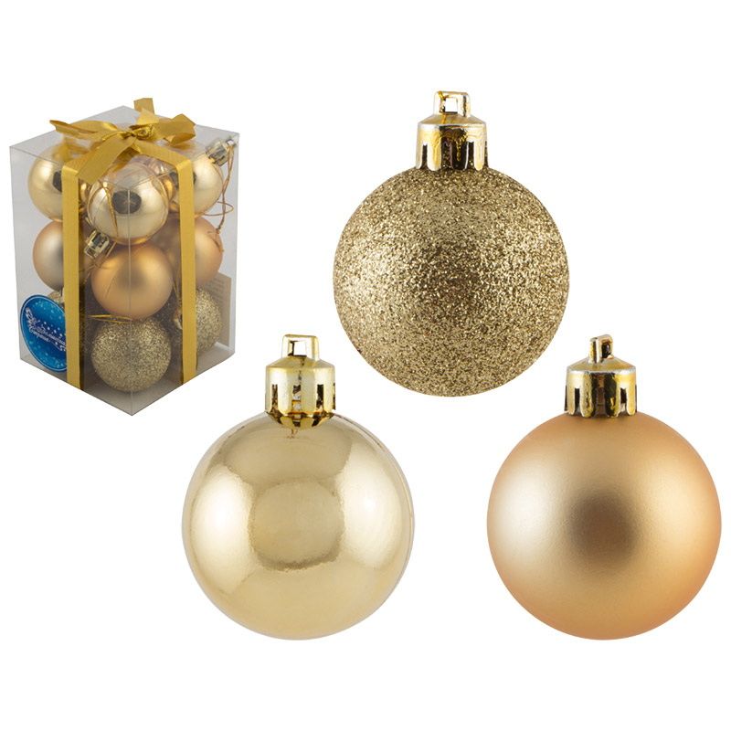 Шары РВ4-12SMB-G (набор 12шт.) d4cм. зол. 101848 Скр.