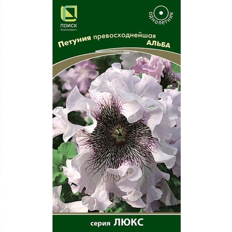 Петуния превосходнейшая АЛЬБА 10шт. (Поиск)