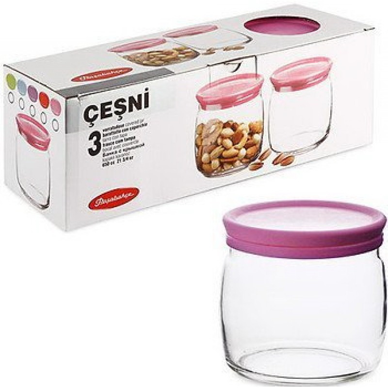 Банка д/сып.прод. CESNI 0,5л. PSB 43003SLВ/ с пл.крышк. б/уп.