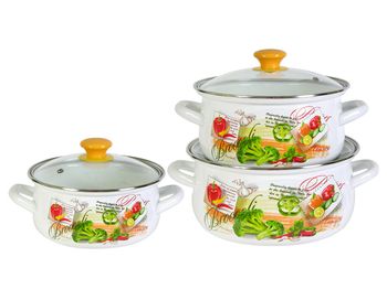 Набор "Брокколи-ЭКСТРА" (3к.: 2/3/4л. ст/крышк.) Керчь