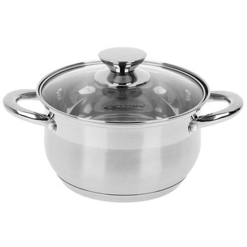 Кастрюля нерж.  6л. ДИАНА КТ01-D-52