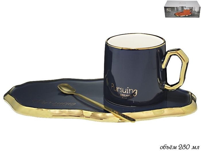 Чайная пара 106-079 +ложка (подар. уп.)