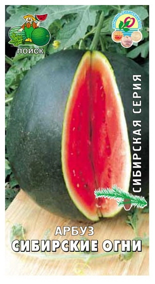 Арбуз СИБИРСКИЕ ОГНИ 15шт. (Поиск)