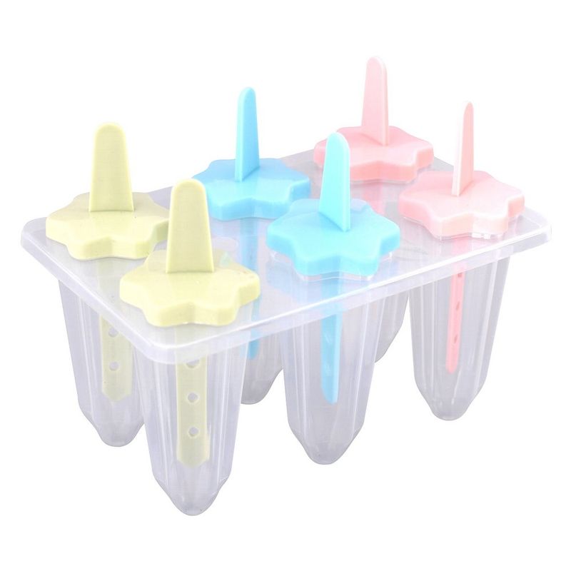 Форма д/мороженого "Звездопад" VL80-370 (6 ячеек) Мд