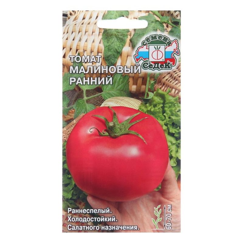 Томат МАЛИНОВЫЙ РАННИЙ F1 0,1г. (СеДек)