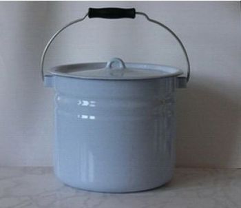 Ведро эмал.  9л. с/крышк. б/д 1221Ц Л