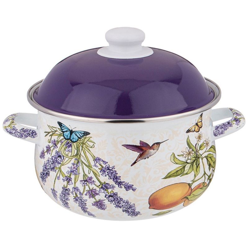 Кастрюля 934-547 2,8л. "Прованс. Лимоны" эмал. ВД