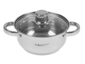 Кастрюля нерж.  3,2л. ГРЕТТА d20см. КТ04-D-30 (006548)