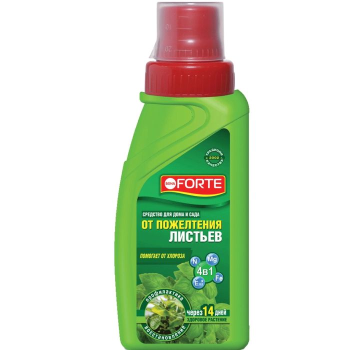 Средство Bona Forte (от пожелтения листьев) BF31010071 285мл. (Х)