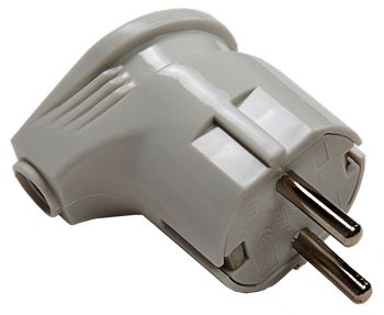 Эл.вилка угловая 4110/4210/4120/ 4220 с з/к