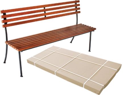 Скамейка садовая "Классика" 1,6м. КА3470 Вл.