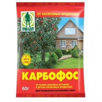 КАРБОФОС 60гр. 01-019/01-759 (cредство от дом.муравьев и др. насекомых-вредителей) 01-019 GB (ТЭ)
