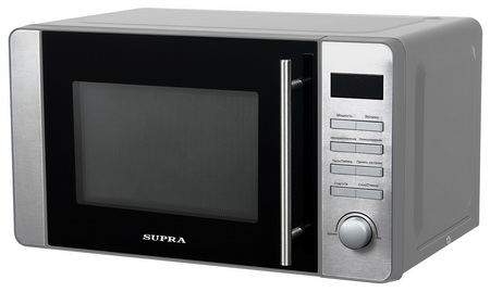 Микроволновая печь SUPRA 20TS55 (700Вт 20л. электронное упр-е, серебро) Микроволновая печь SUPRA 20TS55 (700Вт 20л. электронное упр-е, серебро)