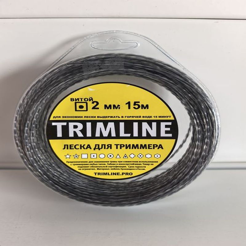 Леска Квадрат d2,0мм. 15м. Duoline витая с сердечником блистер ТЛ