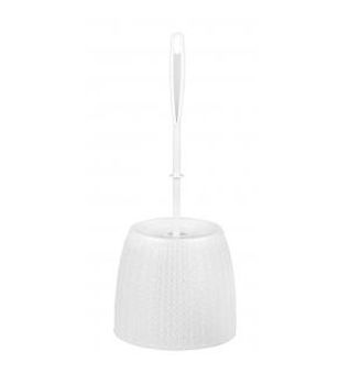 Ерш д/унитаза ВЯЗАНОЕ ПЛЕТЕНИЕ М6895 (с/подст.) белый