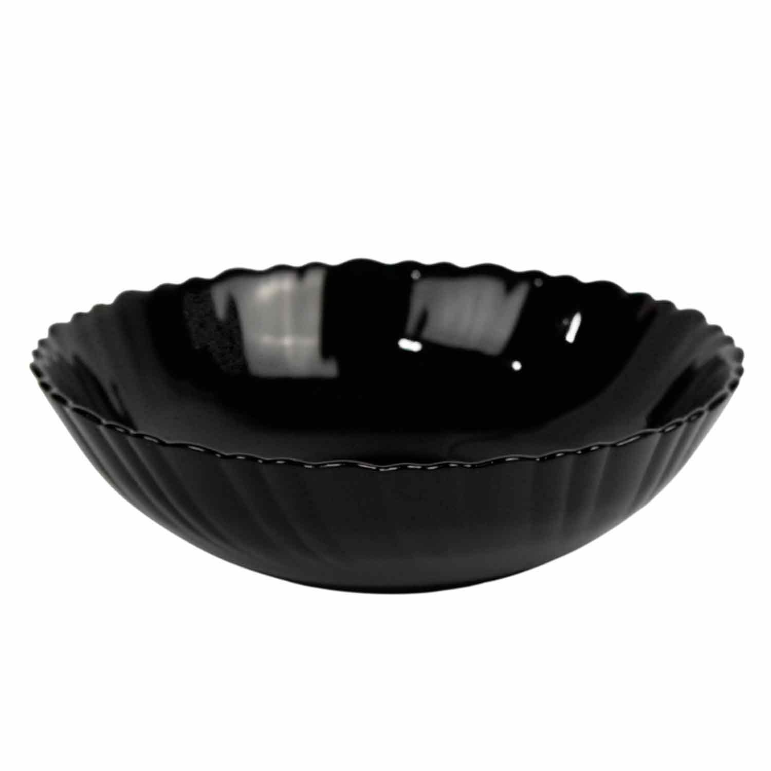 Салатник 100ч-с6 380мл. d15см. (черный) (72шт./кор.)