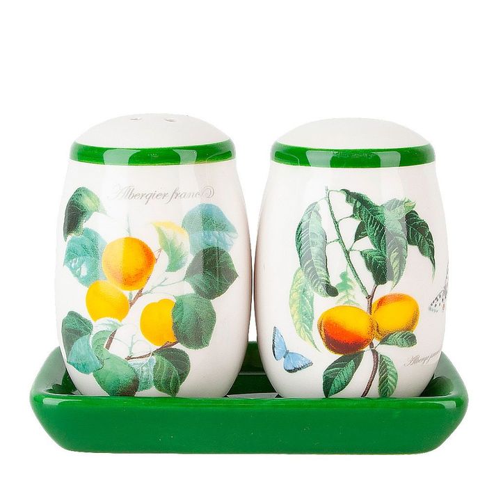 Набор д/специй L2521143 "Fruit Garden" 2пр. на керамич. подставке (подар. уп.) ЕНС