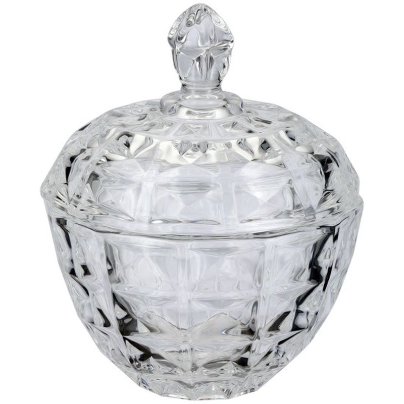 Сахарница DSTG1057-4.5 d=12см.  DELLI GLASS (стекло)