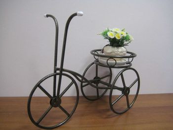 Цветочница напольная "Велосипед" малый (бронзов.антик) (ХТ8154) Тверь