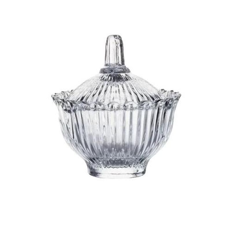 Ваза SP7128GCL PERSIA, 260мл. с крышкой (стекло) подар.уп.