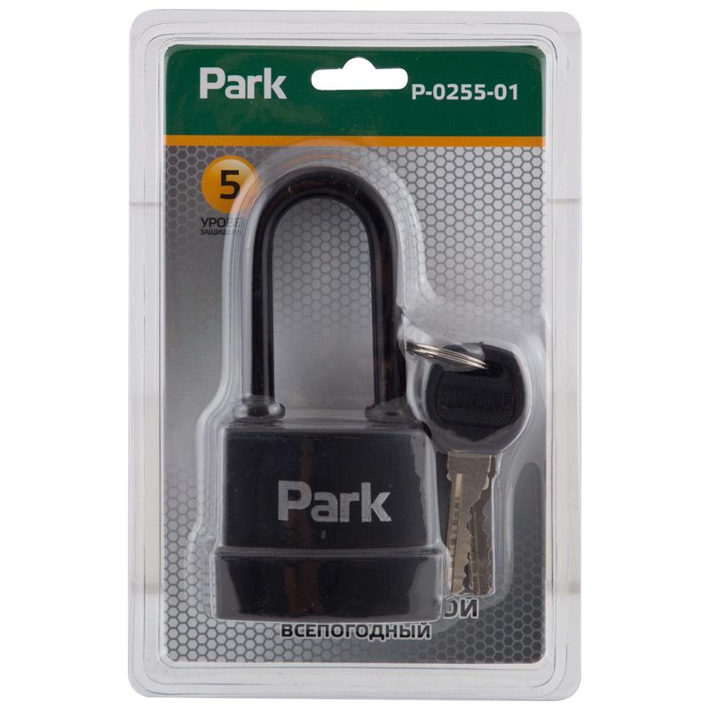Замок навесной 288116 P-0255-01 (всепогодный)  Park
