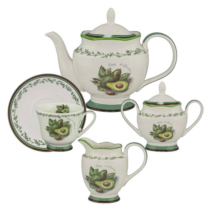 Чайный сервиз 109-073 15пр. "Авокадо" (подар. уп.)