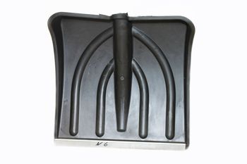 Лопата д/снега пл. б/черен. №6 38,5*38см. с планкой Заря