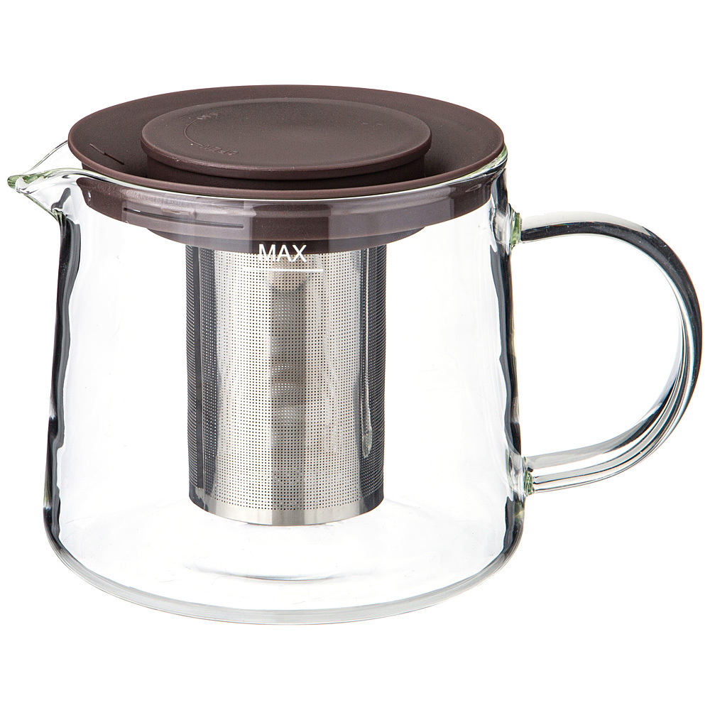 Чайник заварочный 894-548 "Agness" 1,0л. (стекло) ВД