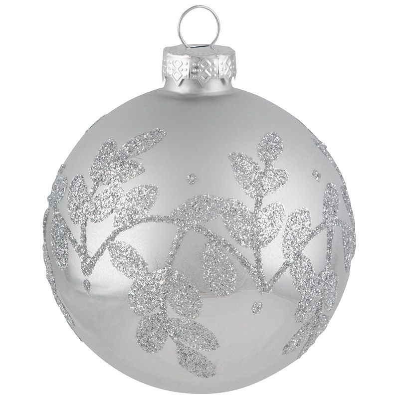 Шар "Веточка" d8см.  SYBLQA-0523048 106376 Скр.