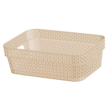Корзина д/хранения Keeplex Ajur ПЦ4110 3,0л. (27,1*18,3*8,7см.) прямоуг. с ручками Корзина д/хранения Keeplex Ajur ПЦ4110 3,0л. (27,1*18,3*8,7см.) прямоуг. с ручками