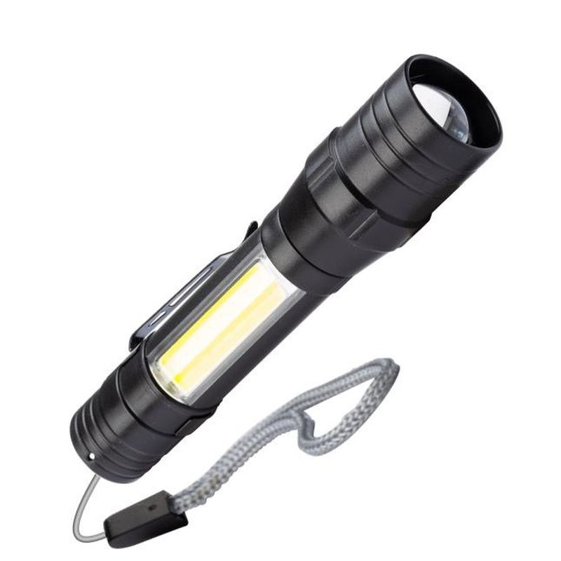 Фонарь акк. Космос 113Lit 5,0Вт. LED/линза/зум/Li-ion, USB-шнур