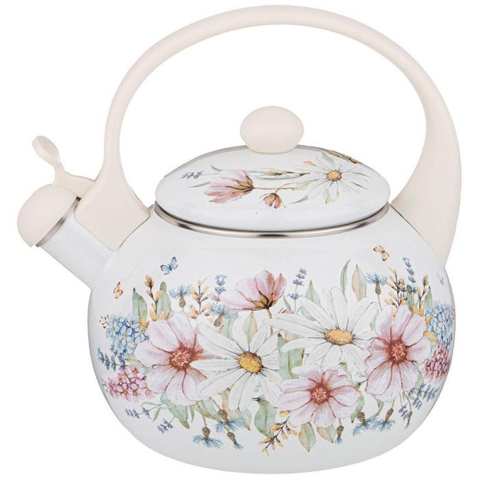 Чайник эмал. 934-434 2,2л. "Дворцовый парк" со свист.ВД
